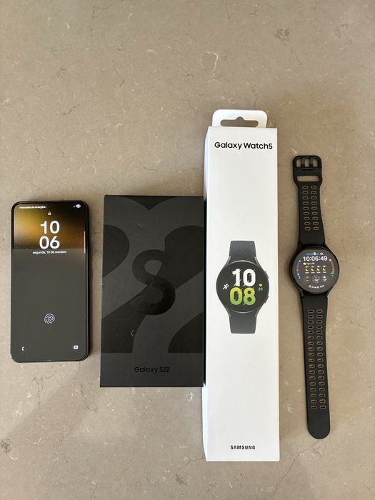 Samsgun S22 + Samsung Galaxy watch5