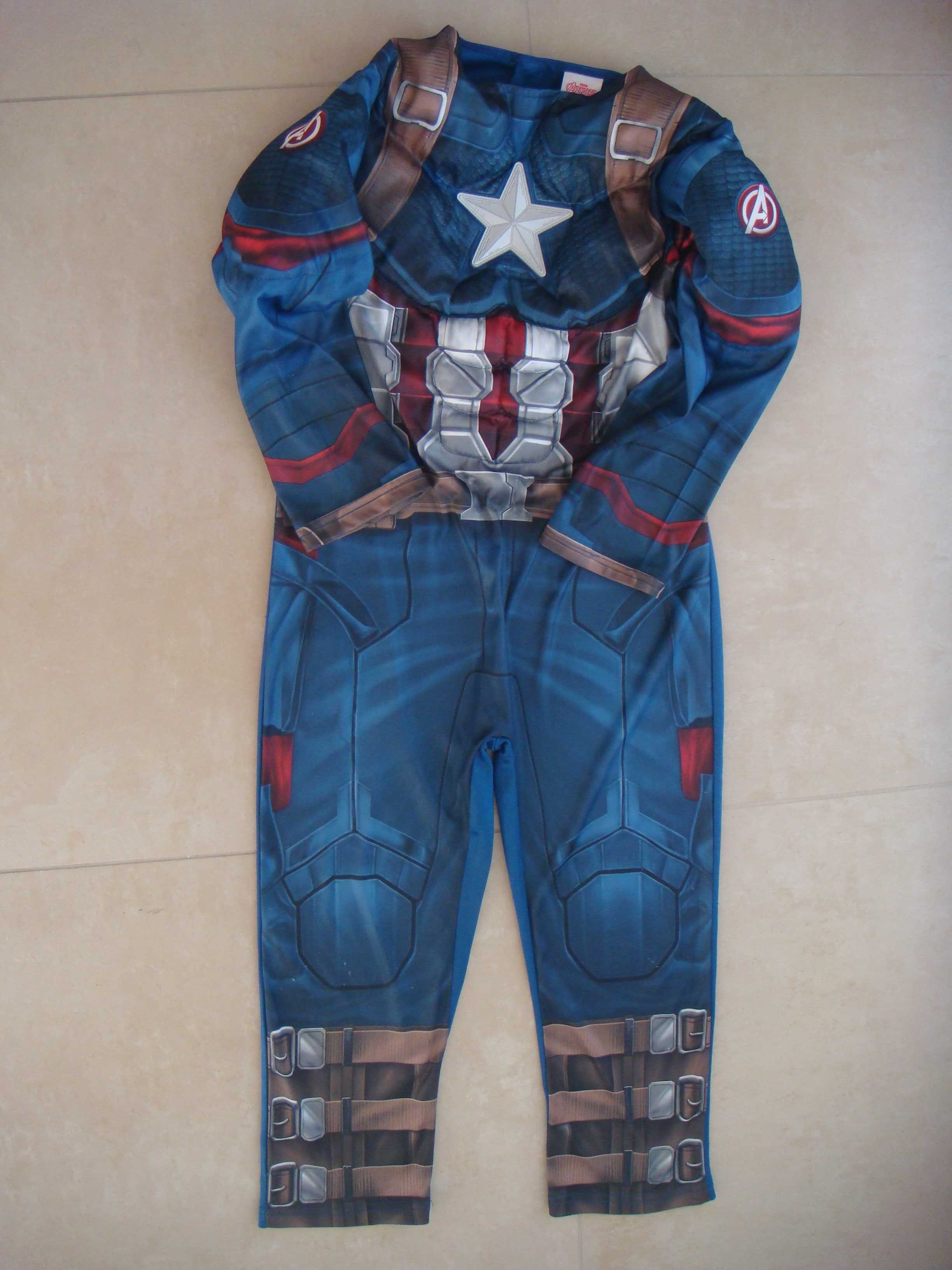strój przebranie kapitan ameryka avengers efekt super mięśni 116 / 122