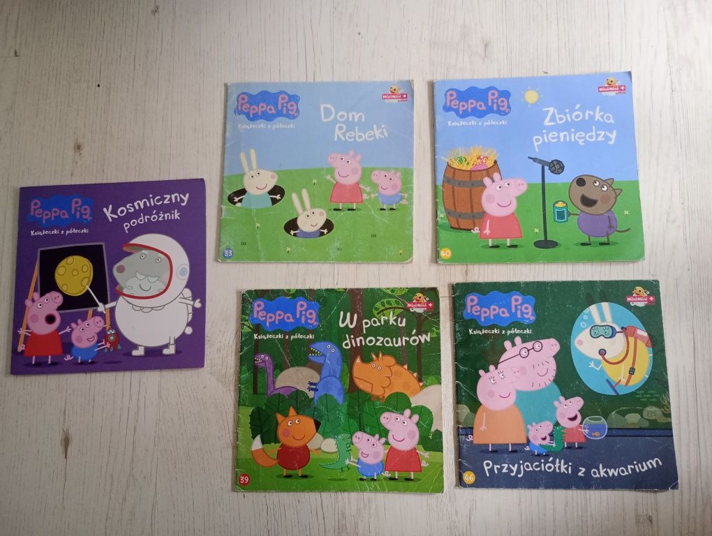 Kolekcja książeczek z półeczki Peppa Pig