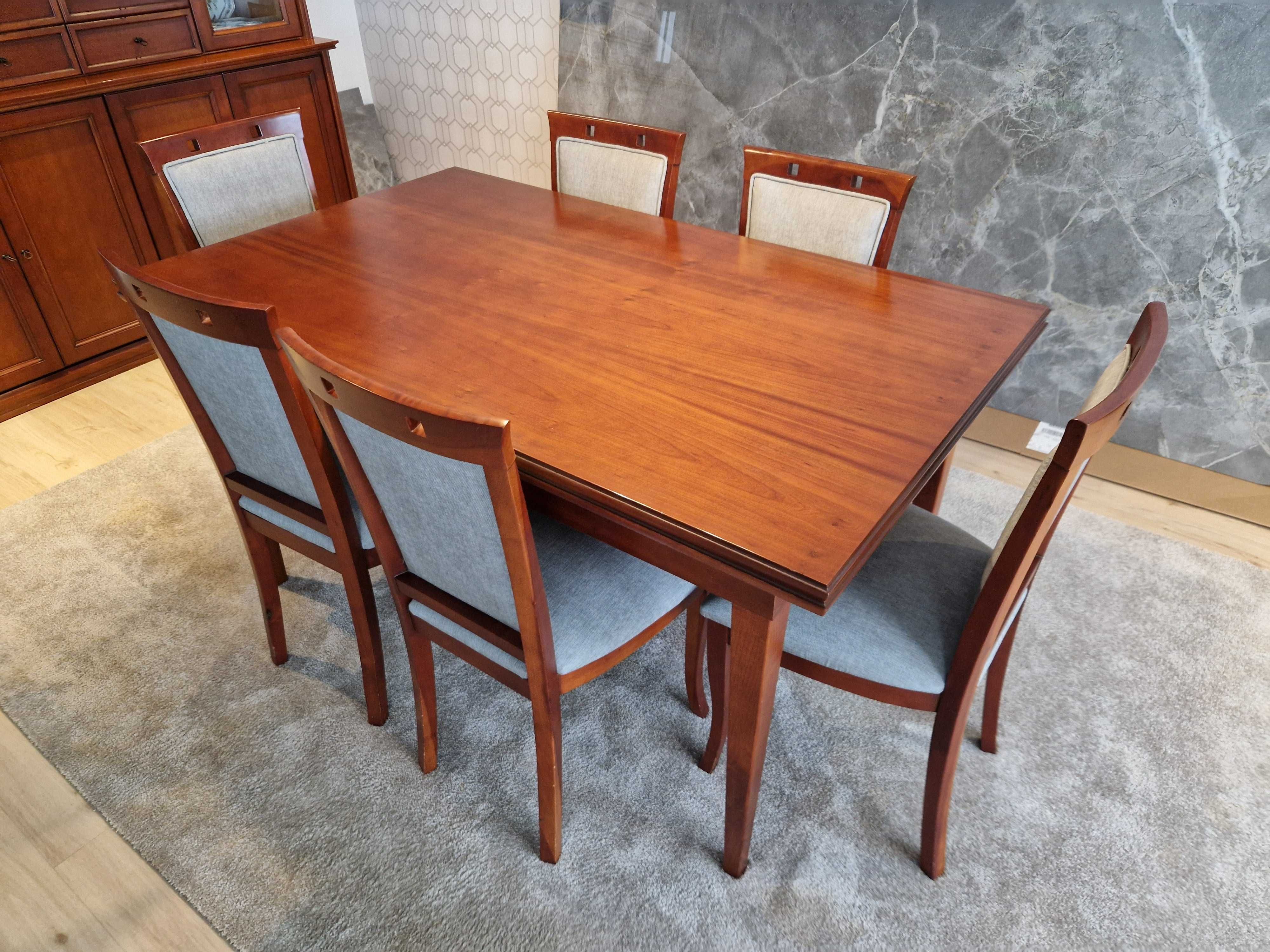 móveis de sala em cerejeira (louceiro, mesa, aparador e 6 cadeiras)