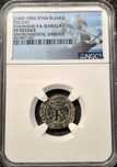 Oryginalna moneta BLANCA z czasów KOLUMBA i INKWIZYCJI - grading NGC