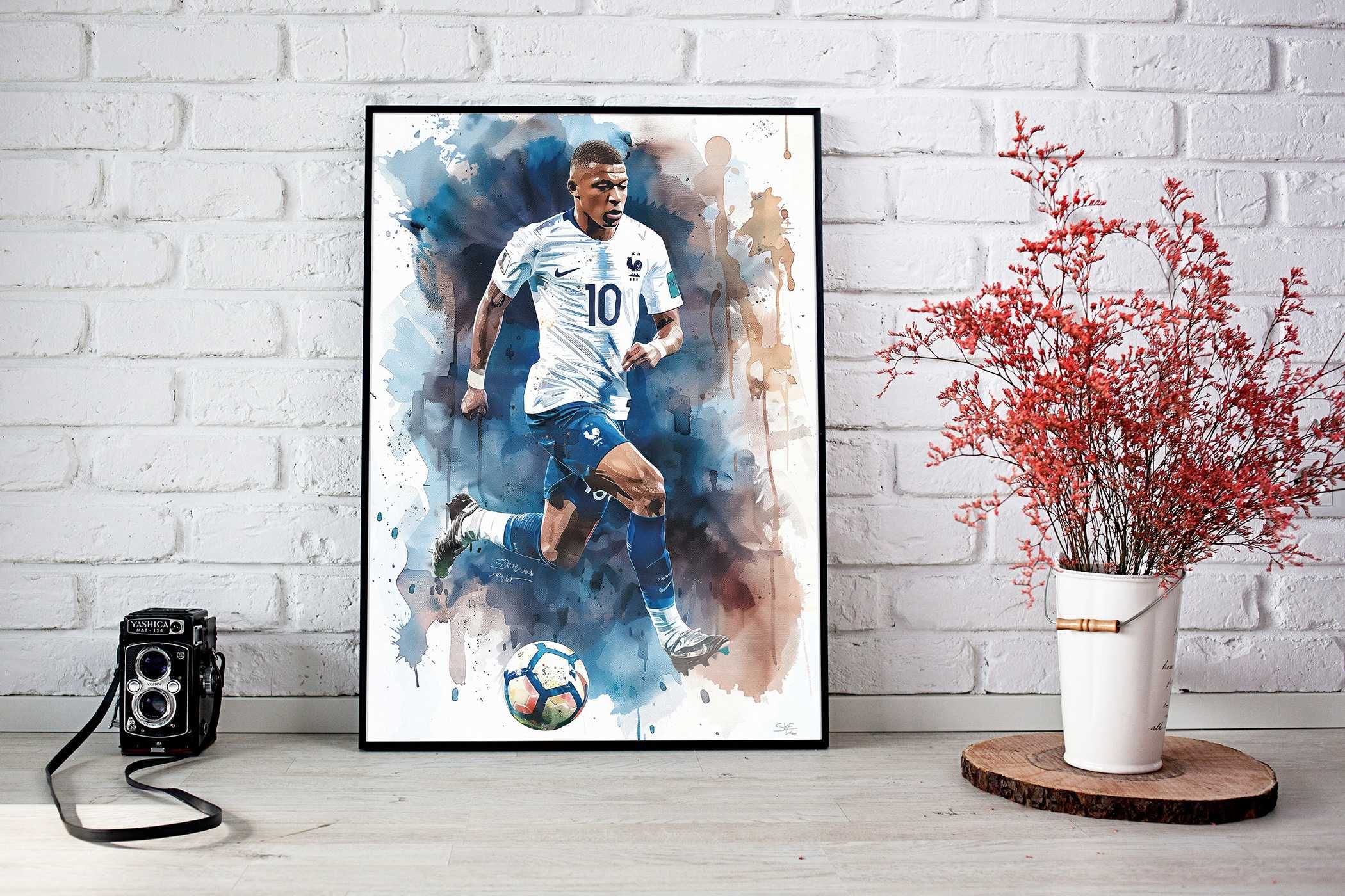 Kylian Mbappé Plakat A3 Real Madryt