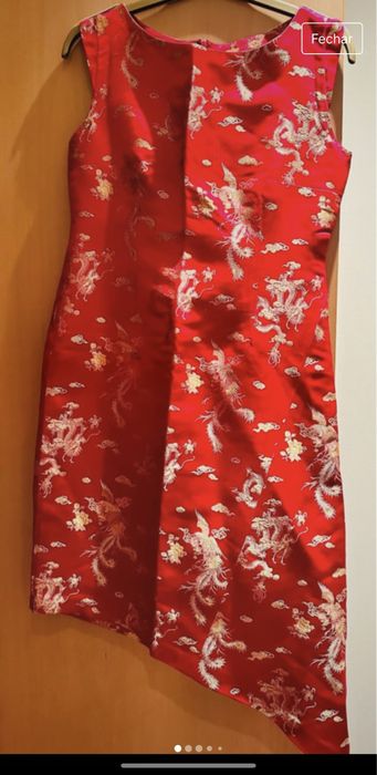 Vestido em Seda Chinesa