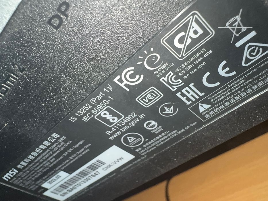 Монитор MSi 144Гц