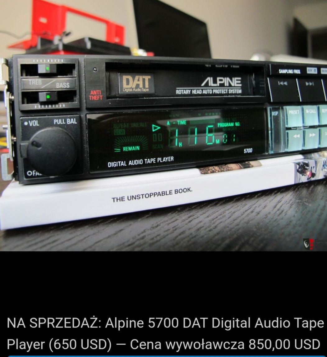 Magnetofon DAT Philips vintage