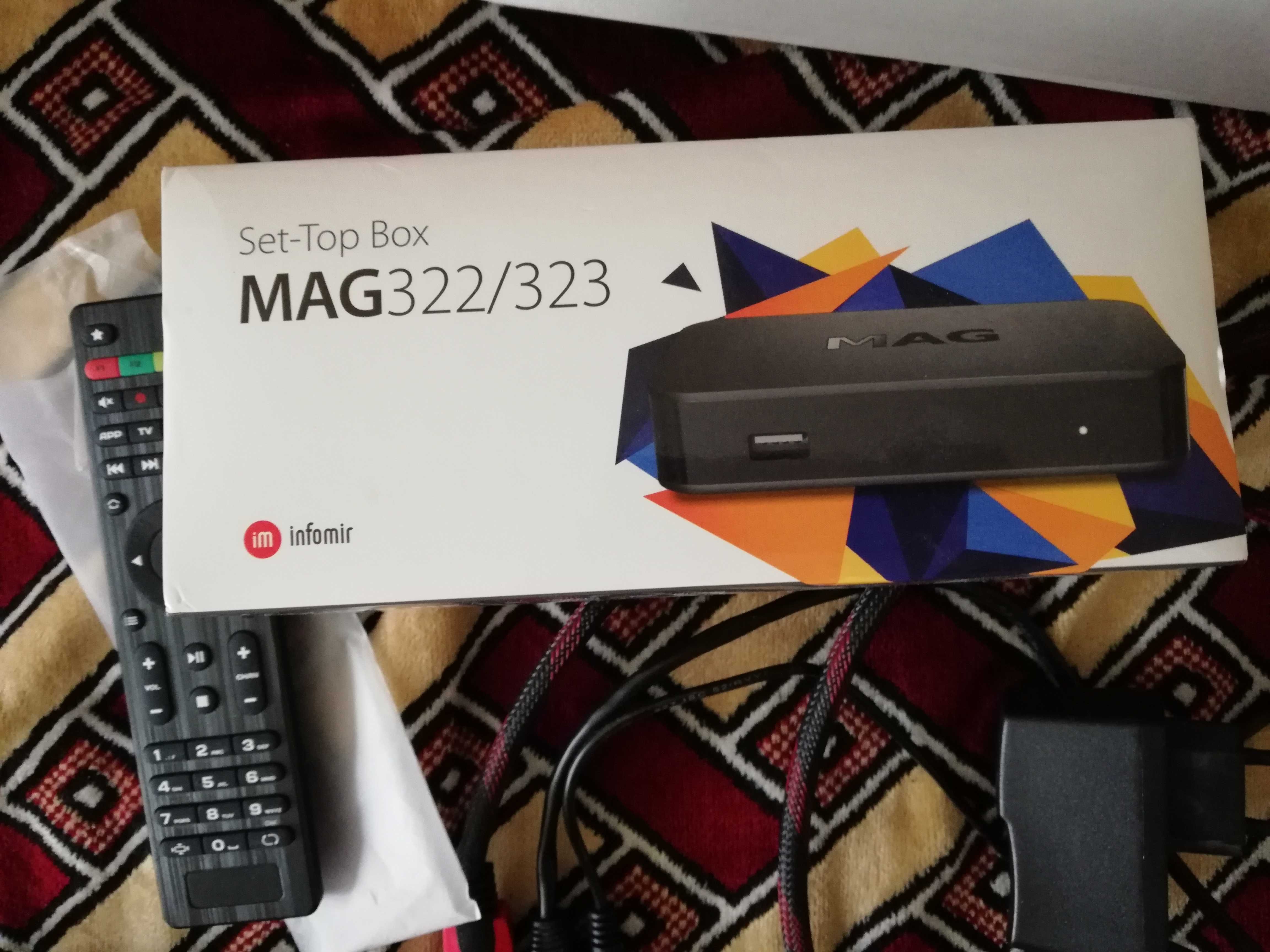 Set top box mag 322\323 infomir приставка