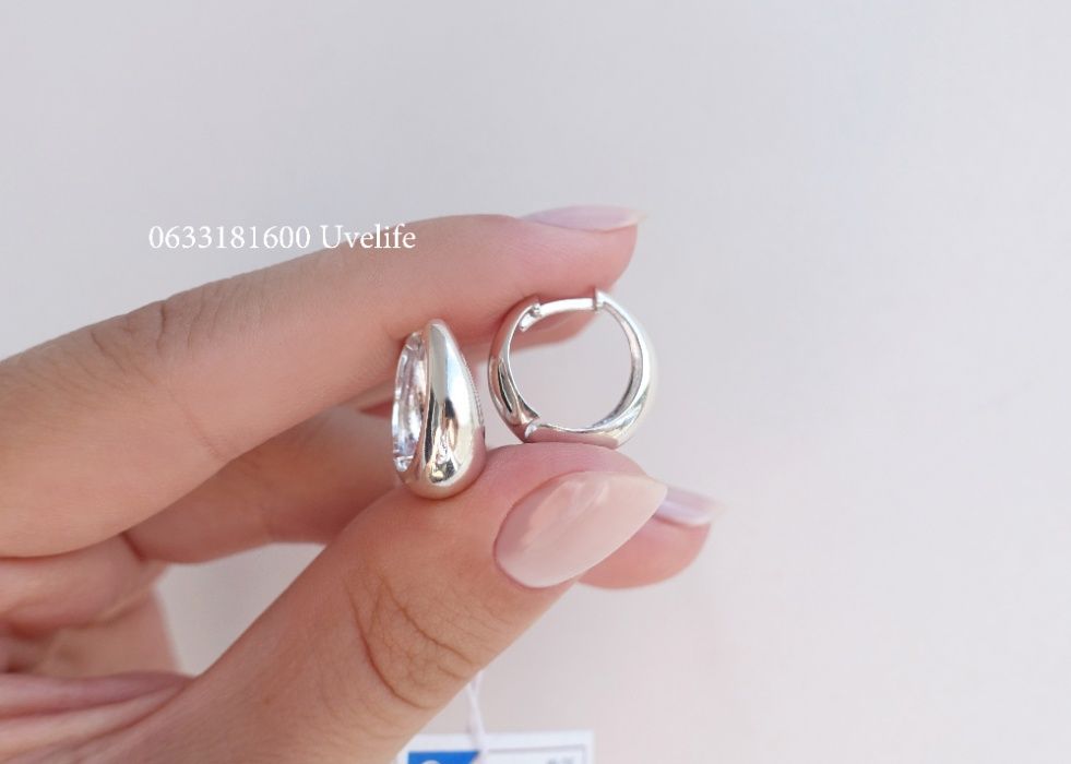 Серебряные серьги Классика