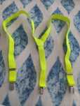 Suspensórios Amarelo Florescente