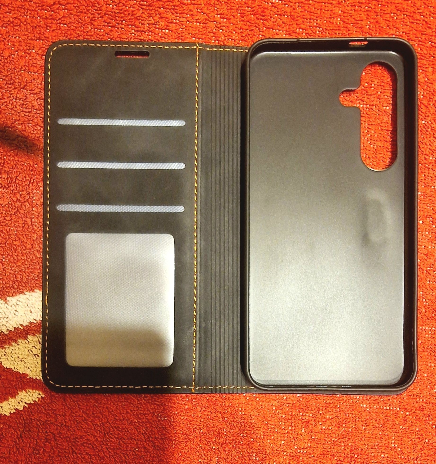 Etui samsung s22 z klapką czarne magnes nowe