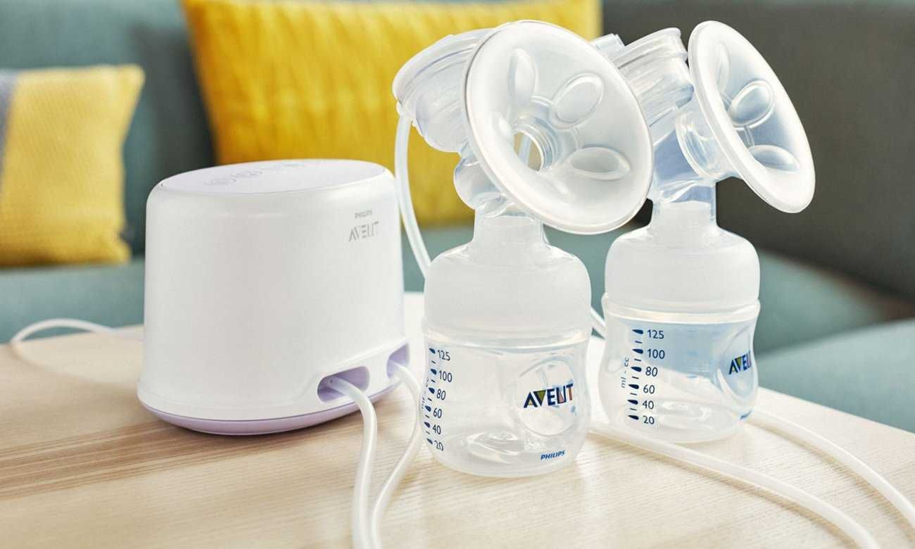 Philips Avent Podwójny Laktator Elektryczny NATURAL +2x Butelka