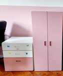 Conjunto de móveis infantis IKEA – Roupeiro e Cómoda