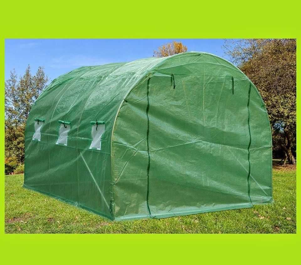Solidny Tunel ogrodowy foliowy szklarnia folia 3x2x2m 6m2