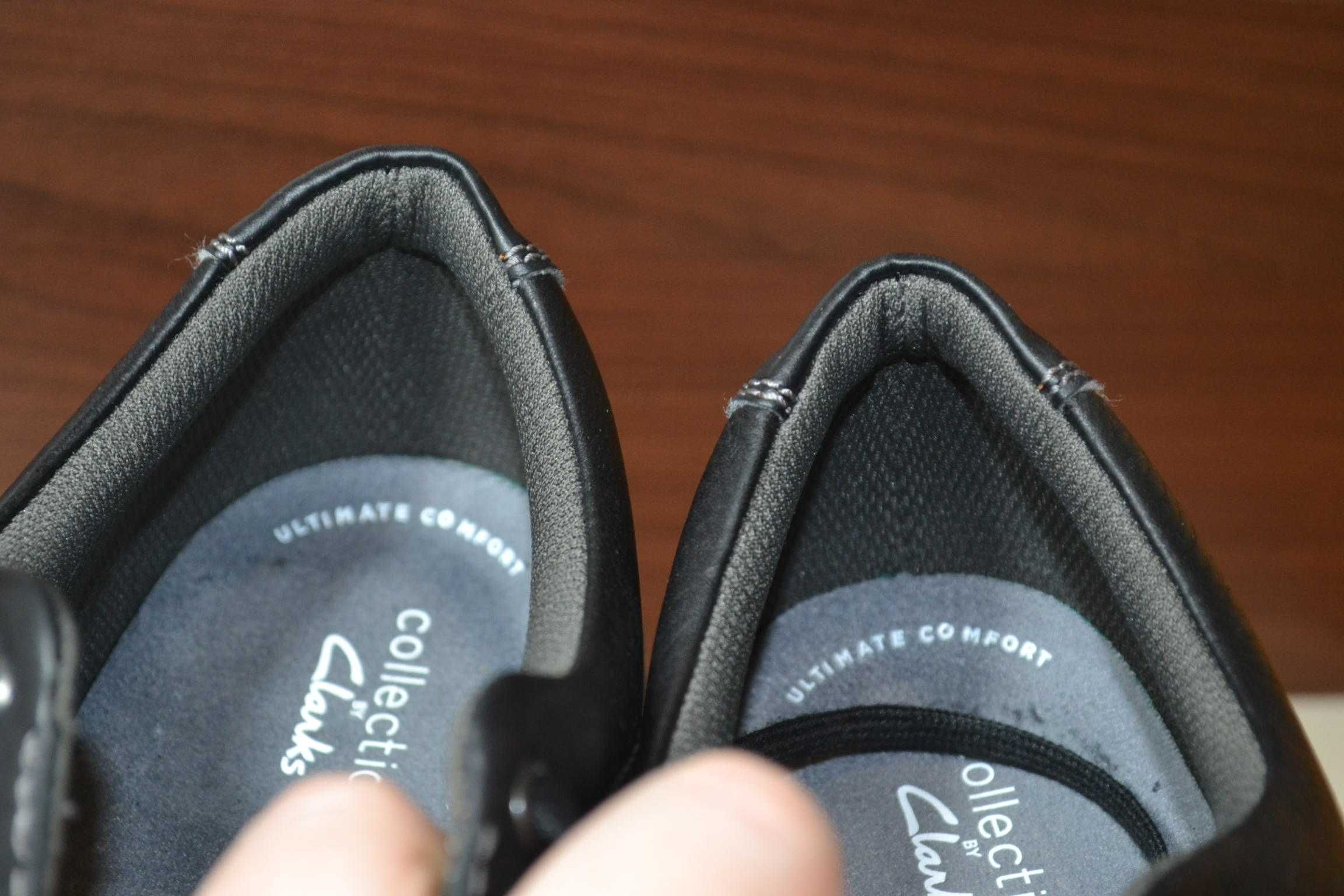 clarks 45-46р мокасины туфли кожаные оригинал полуботинки