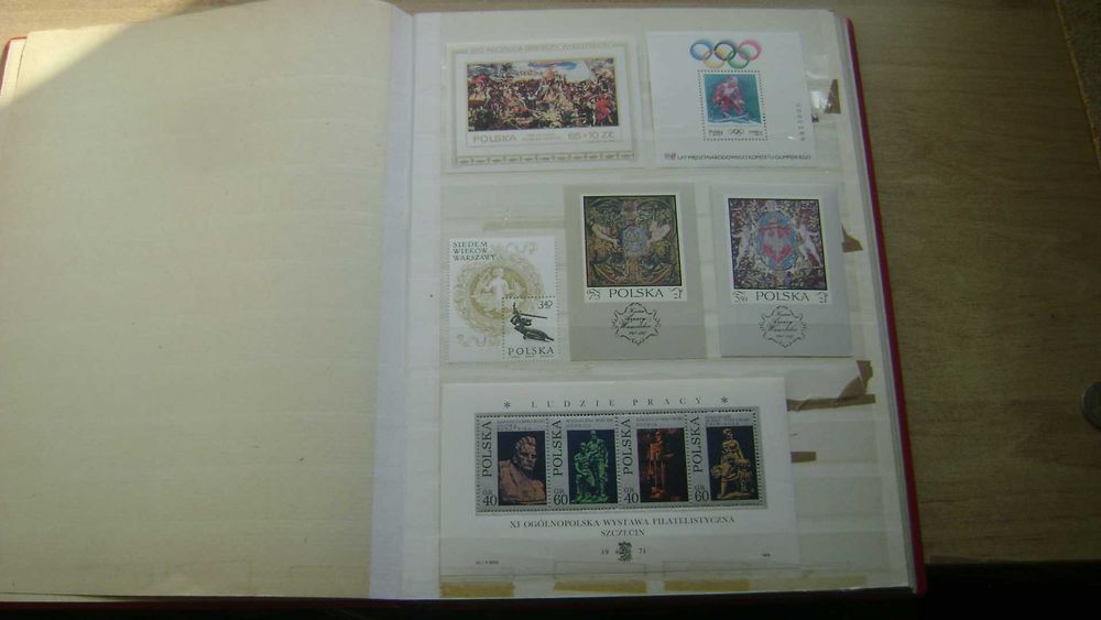 Znaczki pocztowe polskie czyste = Bloki i arkusiki do wyboru