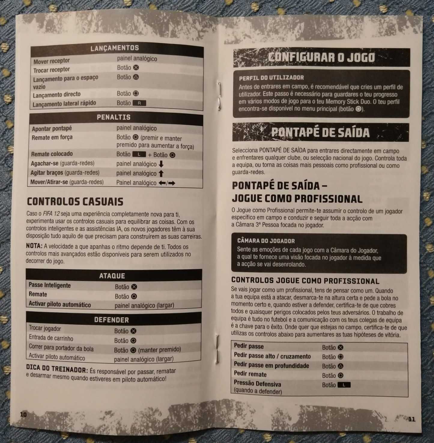 Caixa e Manual do Videojogo FIFA 12 da PSP (sem o jogo) - Ótimo Estado