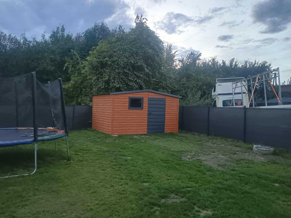 domek narzędziowy , schowek na narzędzia na kosiarki , garaż blaszany
