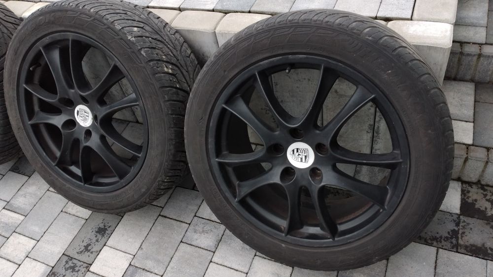 R 20 5x130 ET 60 alufelgi czarne felgi  porche