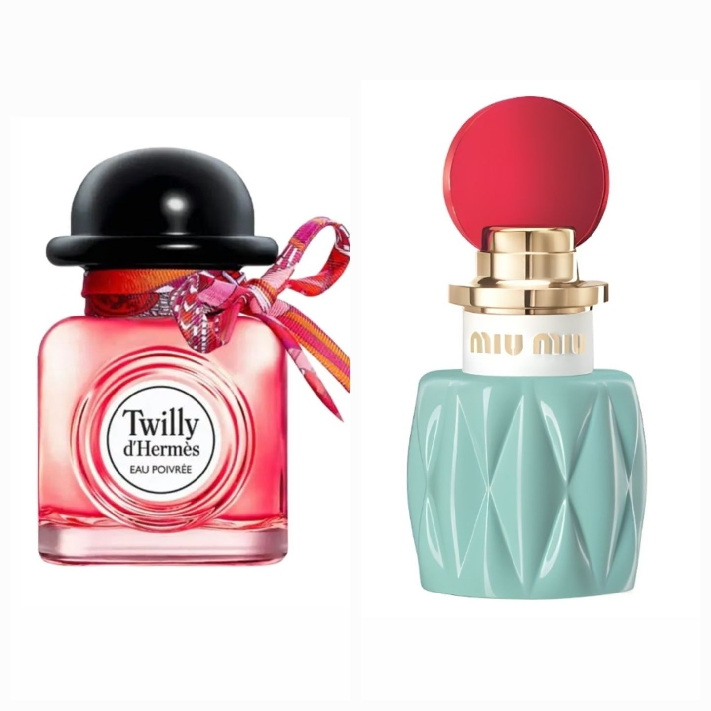 Twilly d'Hermes Eau poivree, Miu Miu edp