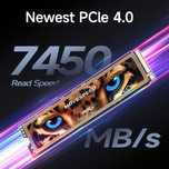 SSD 2TB MOVESPEED Brown +DRAM cache PCIe4.0 M.2 2280 NVMe 7450MB/s