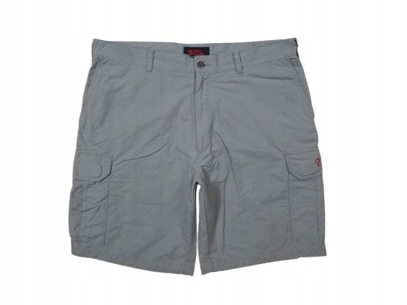 FJALLRAVEN Spodenki Cargo Beżowe Logowane r. 52