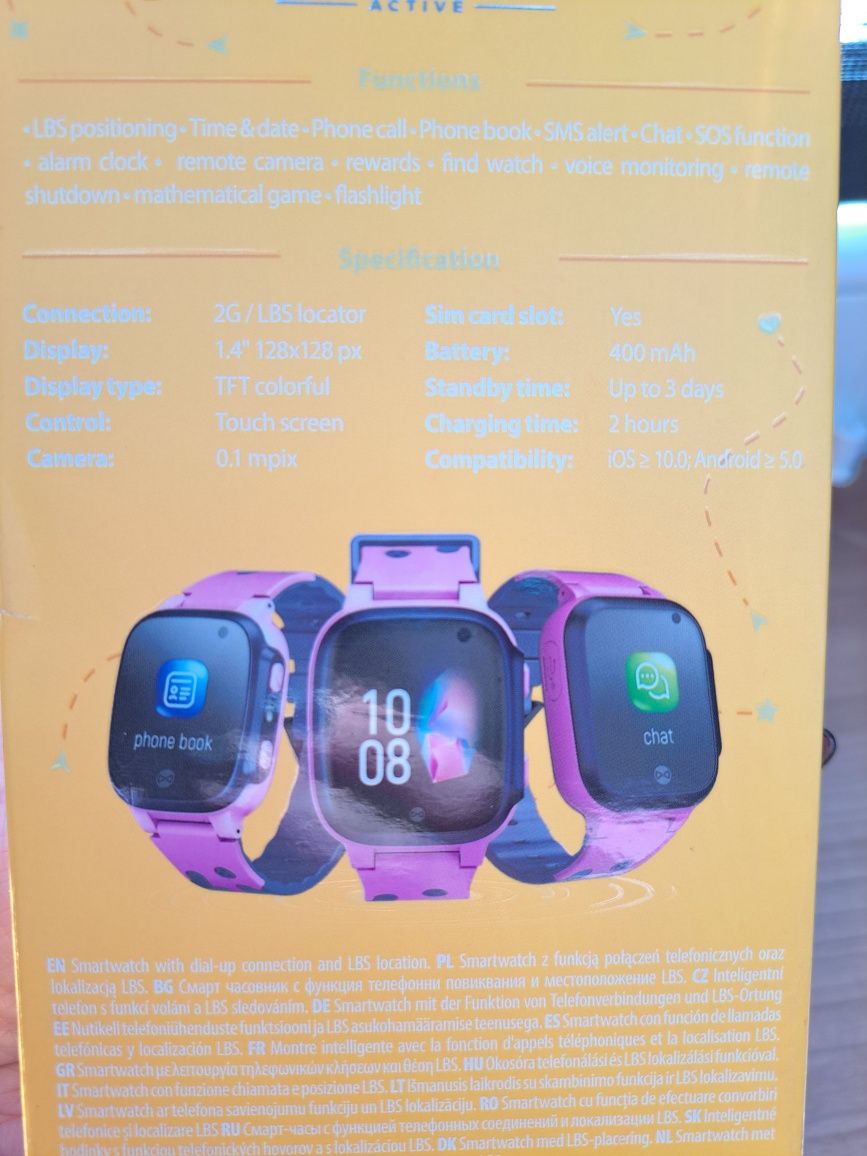 Smartwatch  KW-60  pink forever