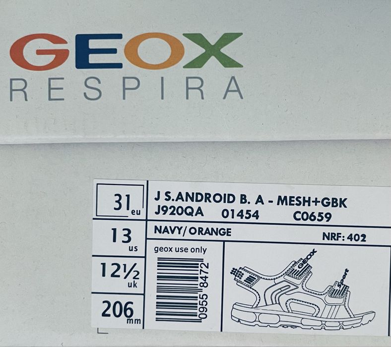 Samdały Geox 31 nowe granatowe