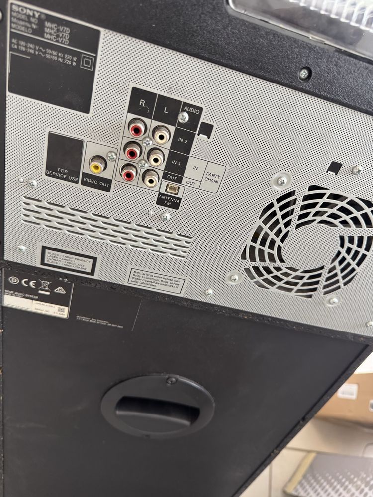 Głosnik/wieża Bluetooth SONY MHC-V7D/jak nowy