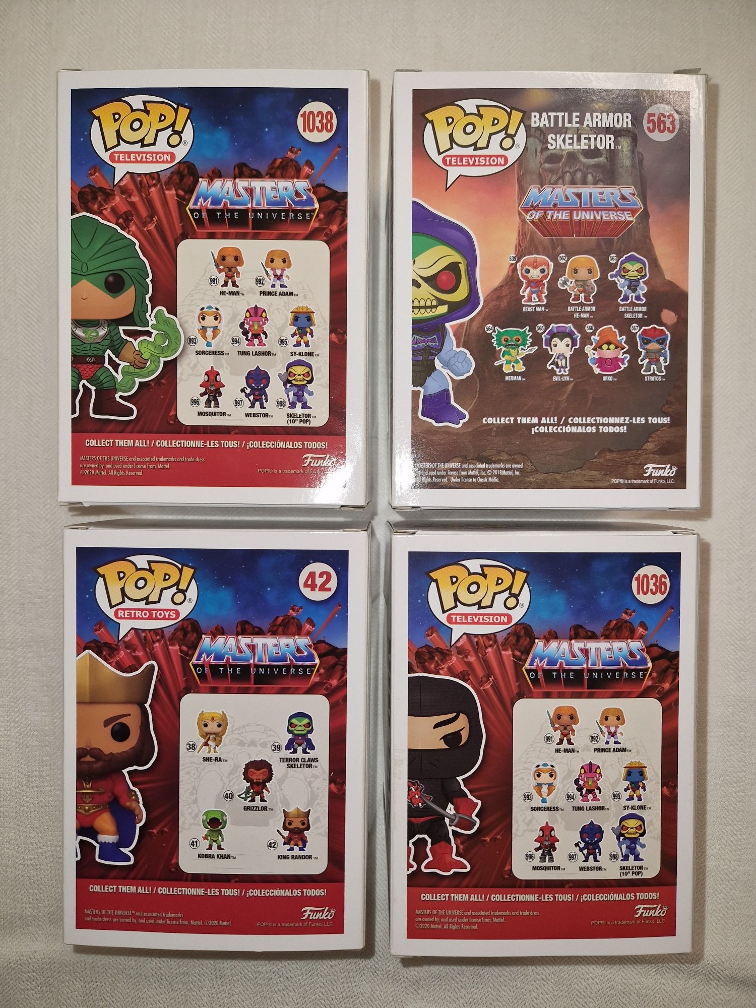 Masters of the Universe Funko 4 pack part II