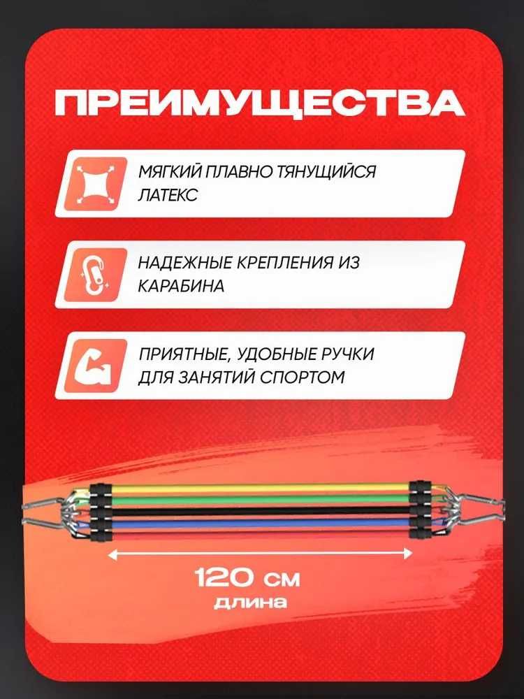 Еспандери для тренувань, фітнес еспандери, еспандери з ручками