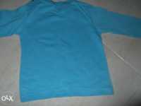Blusa azul dos 9 aos 12 meses
