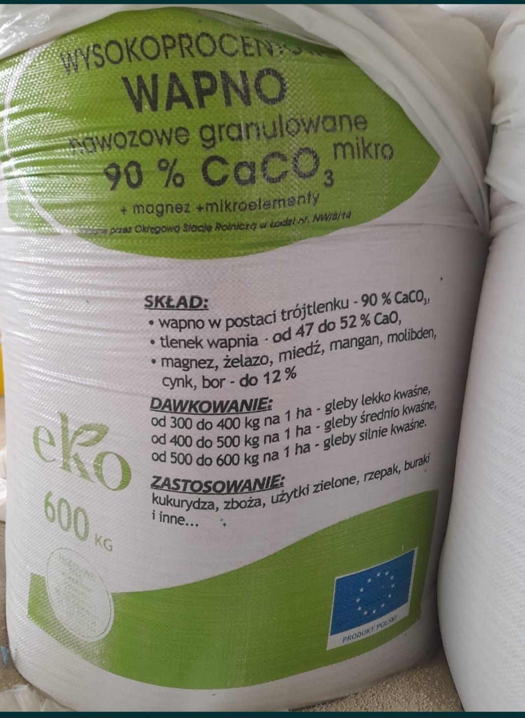 Wapno Nawozowe Granulowane