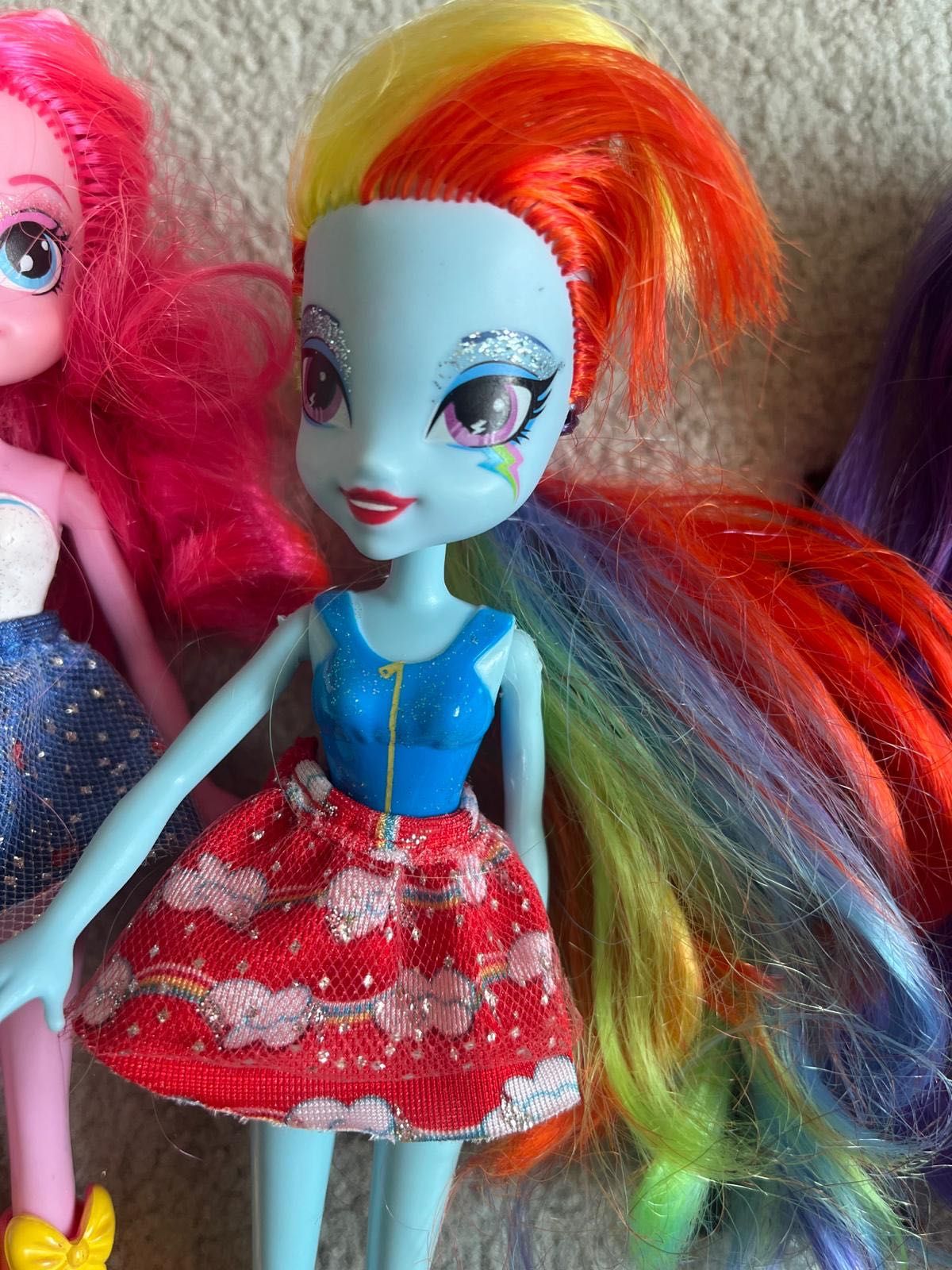 3 lalki My Little Pony Equestria Rainbow Dash+Pinkie Pie+Twilight Spar