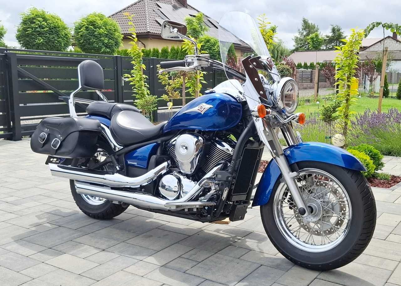 BIAŁY KRUK Kawasaki VN 900 Classic, 9980 km, I rej. 2010, EUROPA, bezw