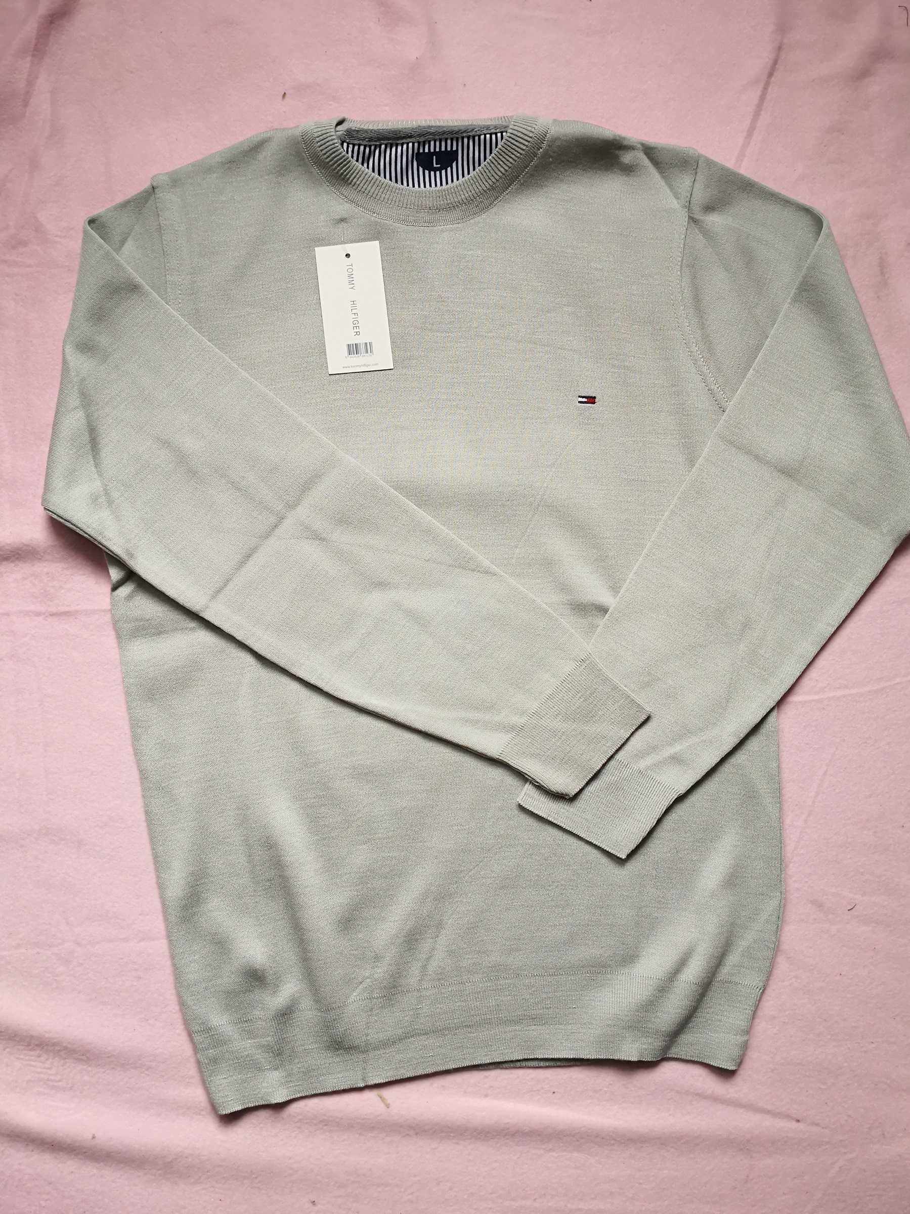 Swetr męski sweterek Tommy Hilfiger nowy logowany nowość