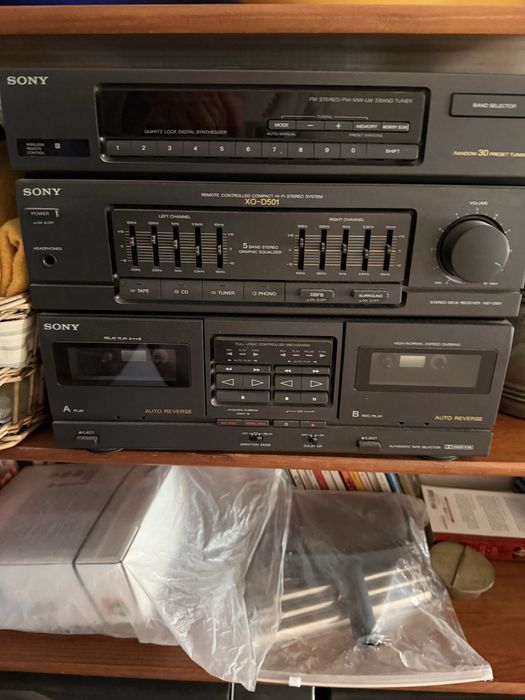 Aparelhagem sony a funcionar 100% com colunas