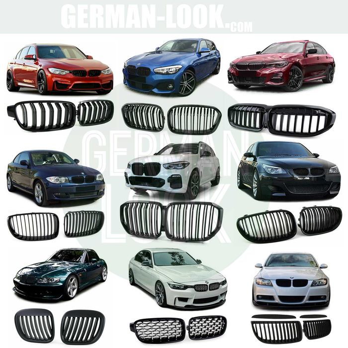 Grelhas desportivas para BMW Série 1 2 3 4 5 6 7 8 X1 X3 X4 X5 X6 Z3