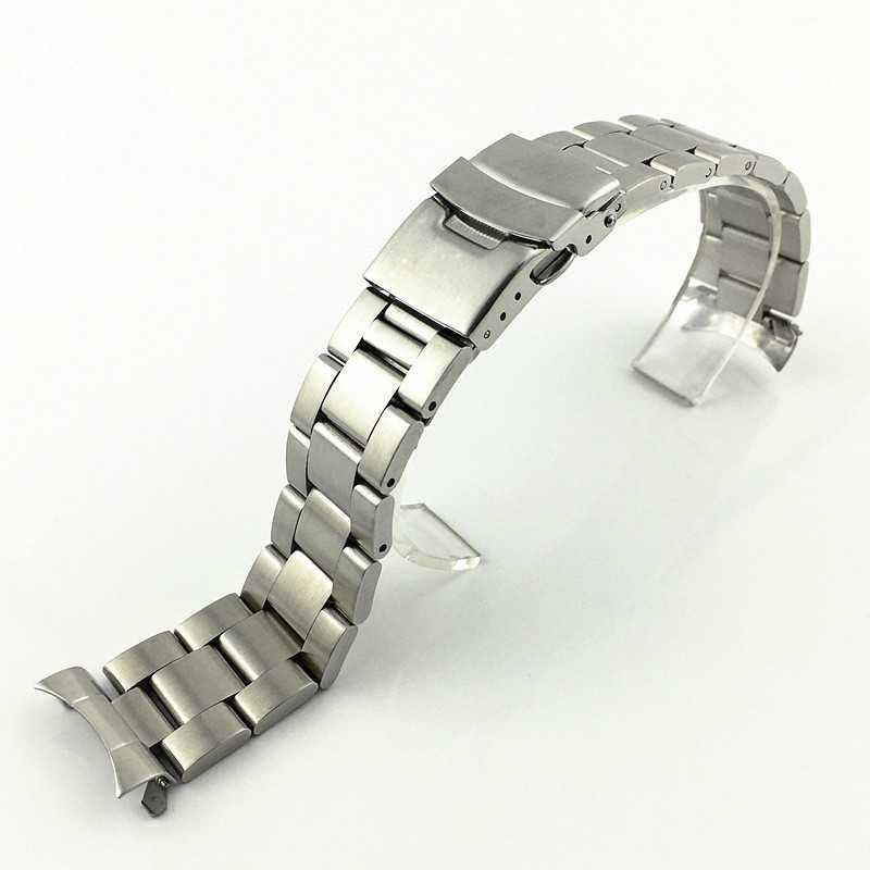 Bransoleta 20mm 22mm Oyester Jubilee do Seiko 5 SKX009 Citizen Orient