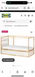 Dwustronne łóżko Kura z Ikea - piętrowe