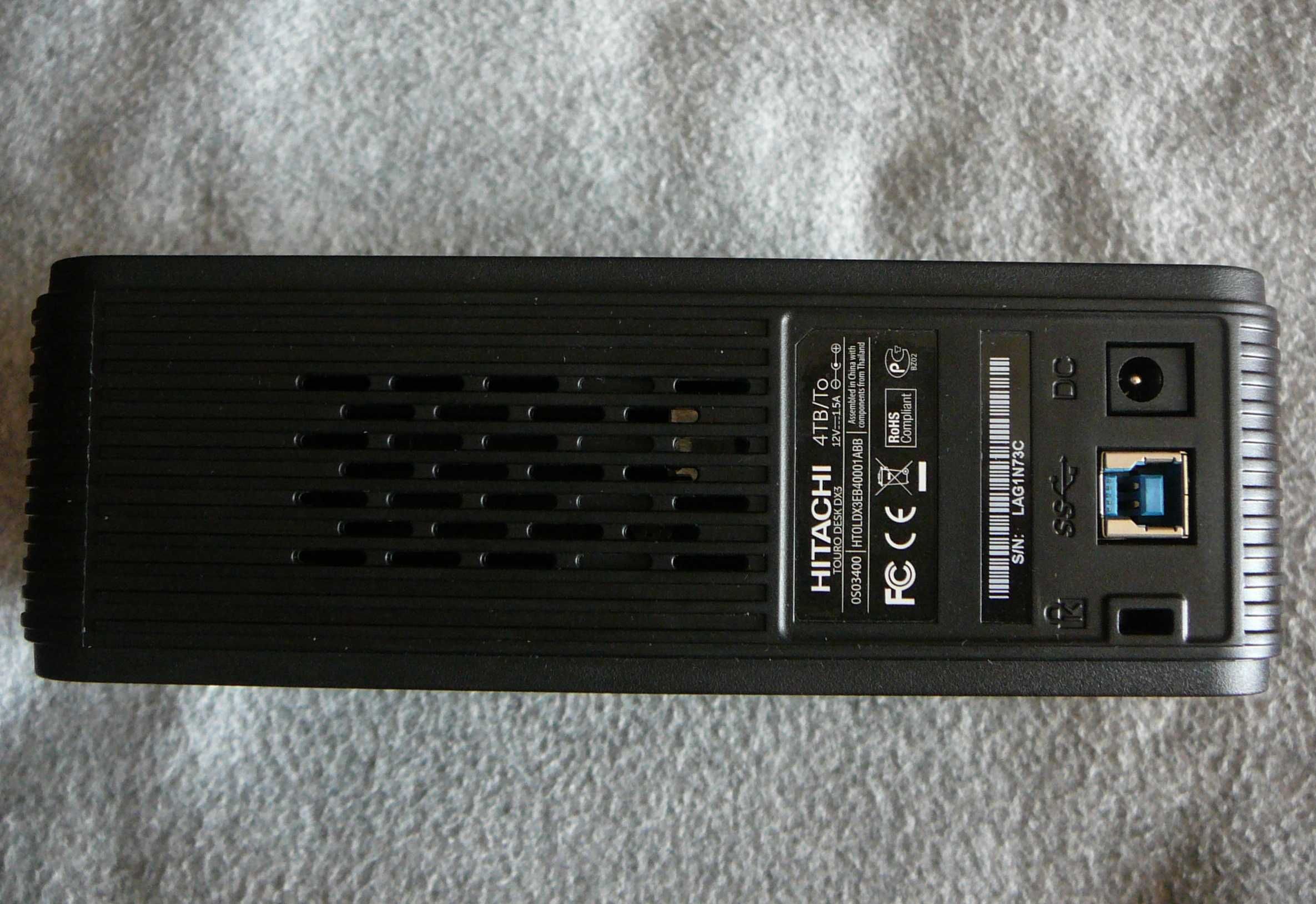 USB 3.0 жорсткий диск, HDD Hitachi Touro Desk DX3 на 4 терабайта TB