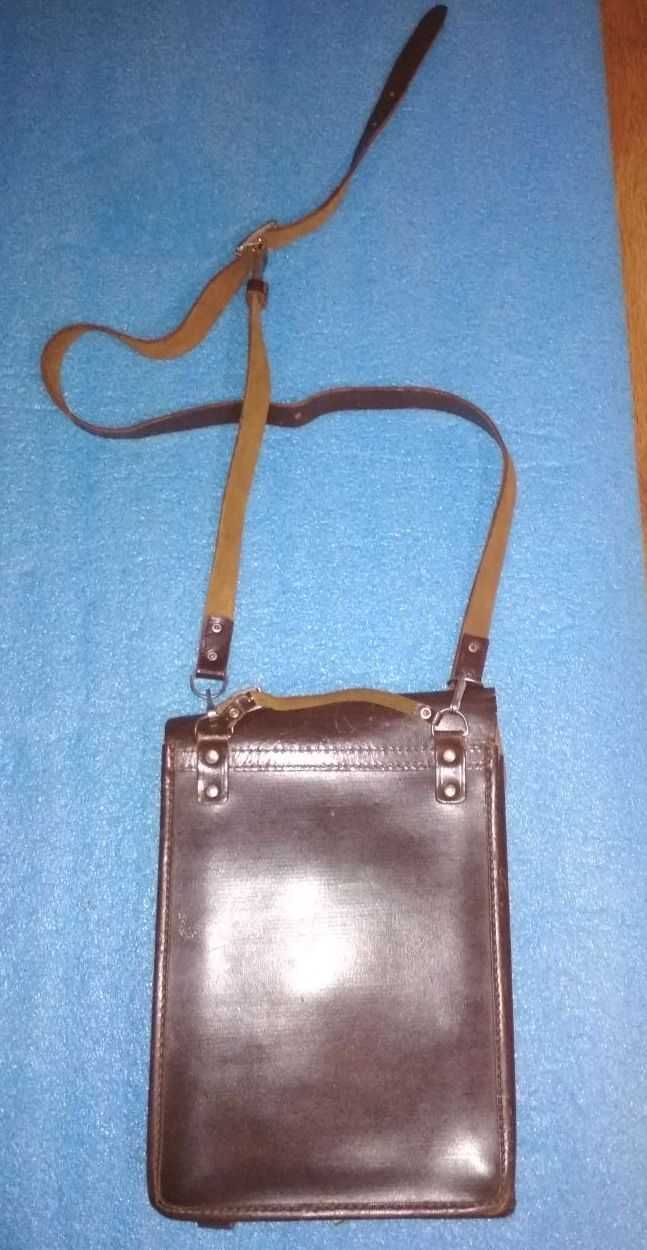 Офицерская кожаная сумка-планшет СССР 1970г
