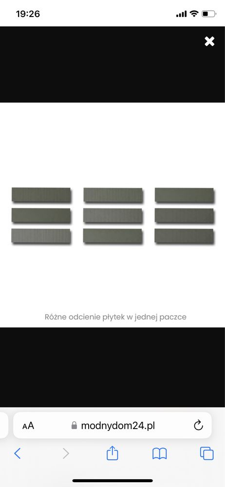 Płytki Equipe Babylone Pewter Green 2 paczki zielone prostokątne