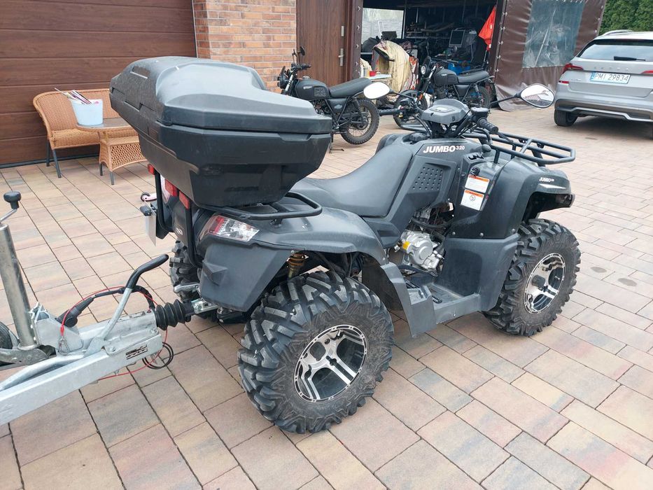Quad SMC 320 Jumbo , wciągarka, 2 osobowy , z dokumentami, 2022rok.