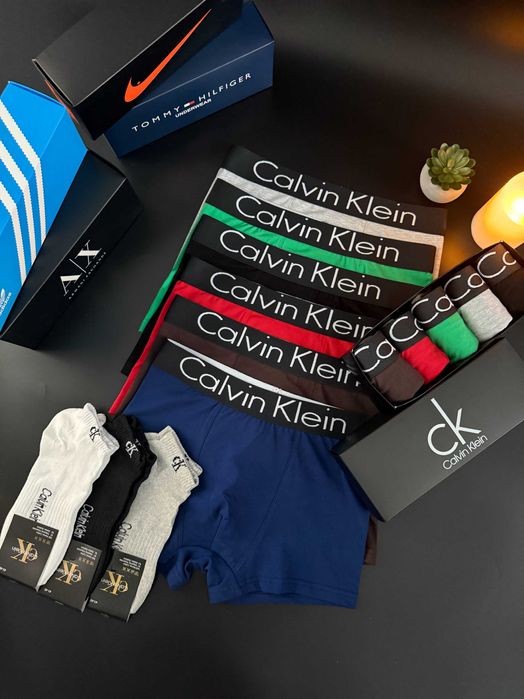 5шт 599грн Труси чоловічі Найк Адідас Лакоста СК мужские трусы