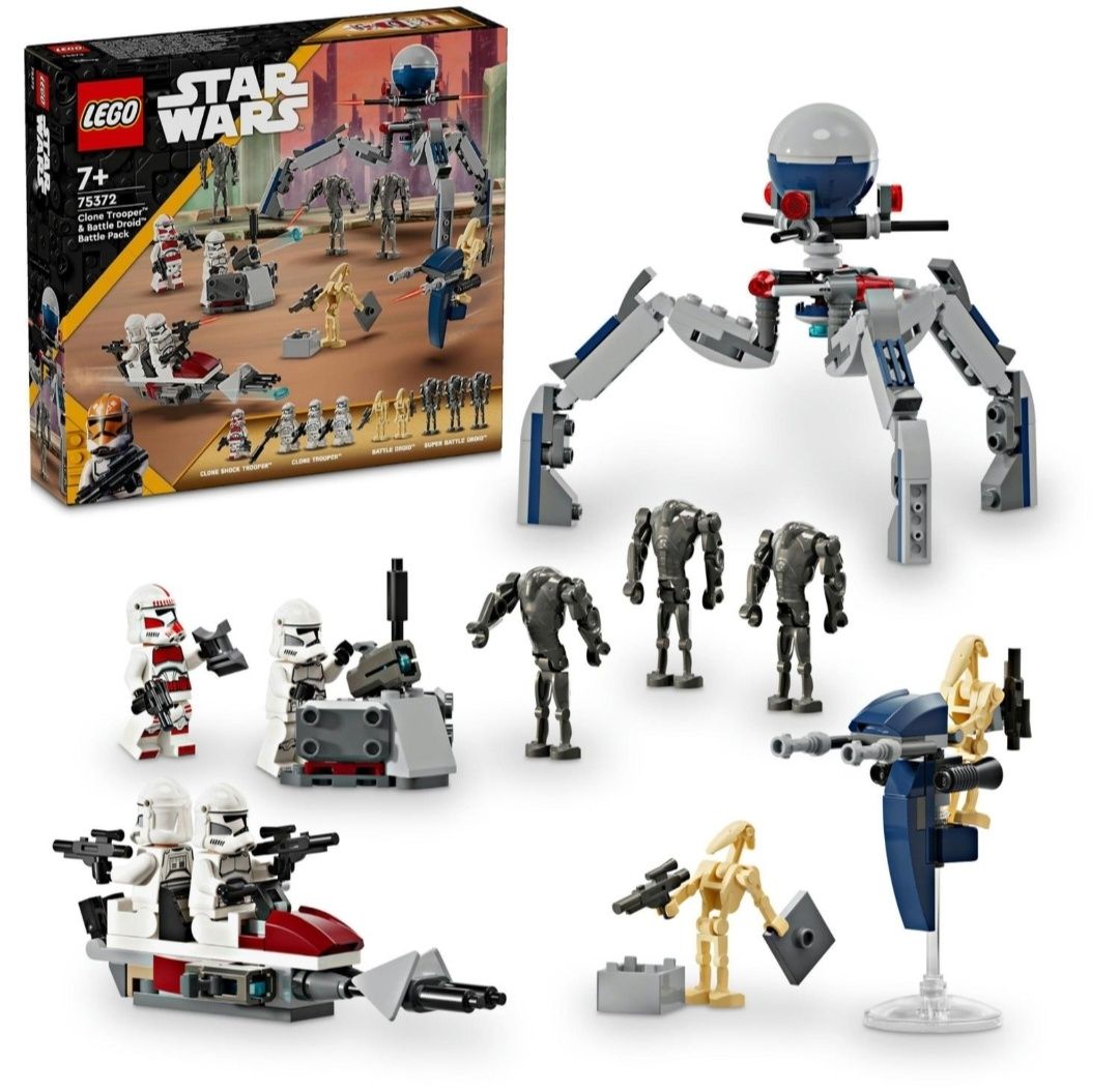 LEGO 75372 Star Wars Zestaw bitewny żołnierz armii klonów droid bojowy