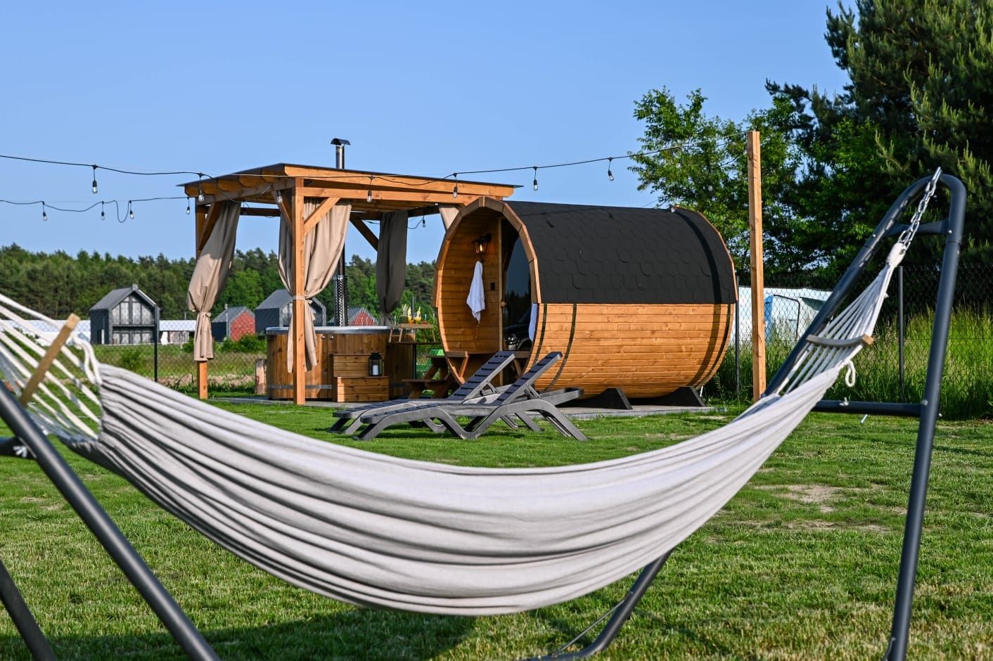 Domek Zielony Zakątek 2 Radawa wynajem  Balia Sauna Jacuzzi