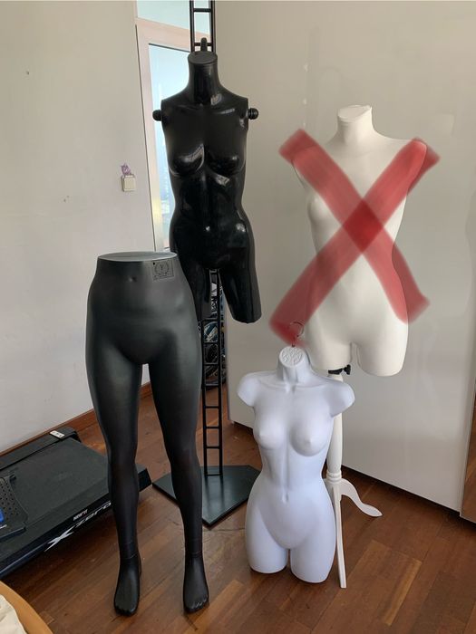 Manequins Cabide Expositor Ganchos Moda Vestuário