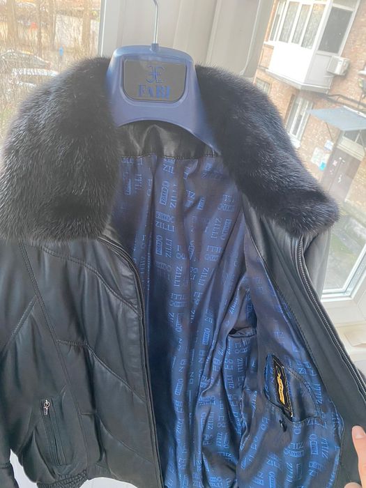 Куртка Zilli темно-синя зіллі зилли