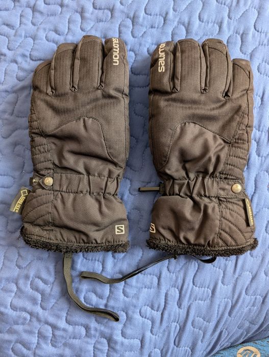 Rękawiczki narciarskie damskie Salomon Gore tex rozmiar M czarne
