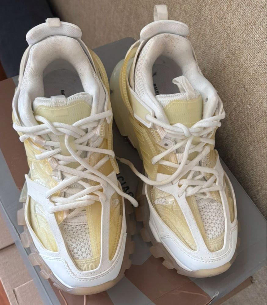 balenciaga track clear sole original
