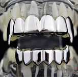 Хіп-хоп металеві накладки на зуби grillz